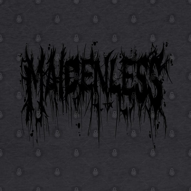 Maidenless black metal font by Proxxichu